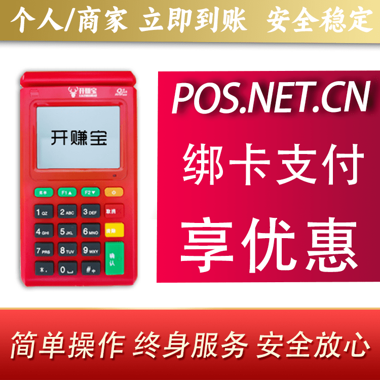 定西开赚宝电签POS机